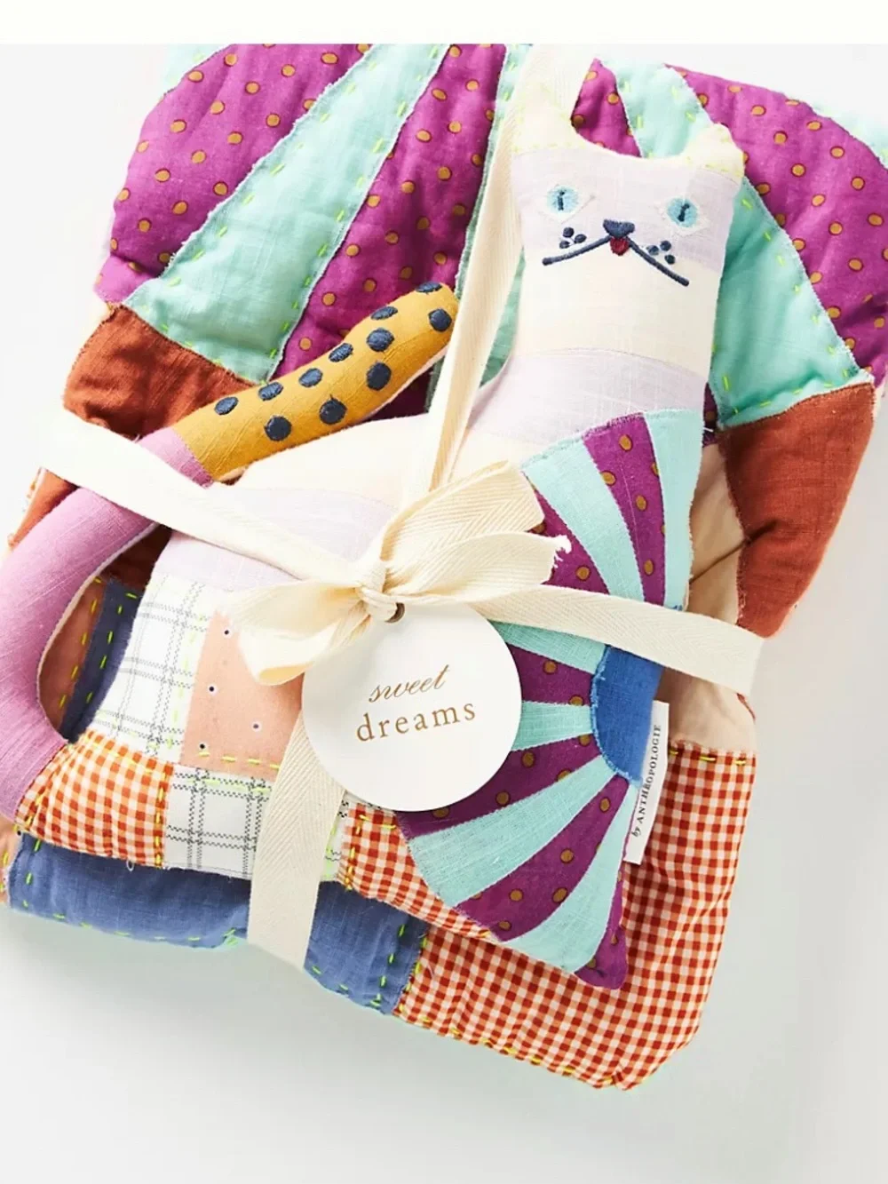 🥕 NWT Anthropologie Moonie Throw & Plush Gift Set